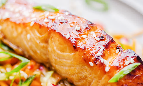 Salmon Steak Teriyaki